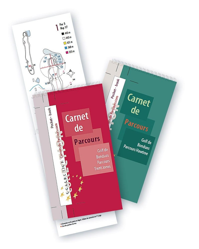 Pack Pocket Book Golf de Bondues - Parcours Trent-Jones et HawTree